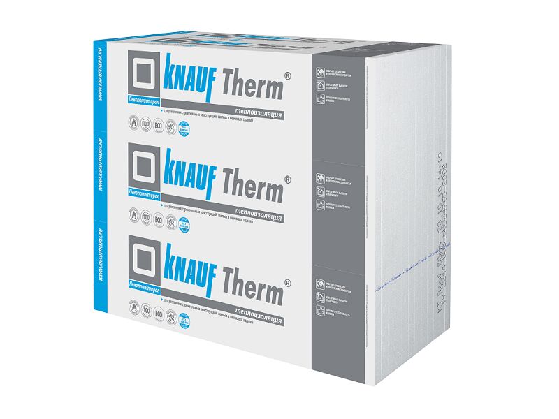 KNAUF Therm® СТЕНА Pro 100мм, 6 плит, 7.2м2, 1000х1200мм, 0.72м3 купить в Санкт-Петербурге