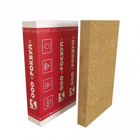 Rockwool Фасад Баттс ОПТИМА 100мм, 2 плиты, 1.44м2, 600х1200мм, 0.144м3 купить в Санкт-Петербурге