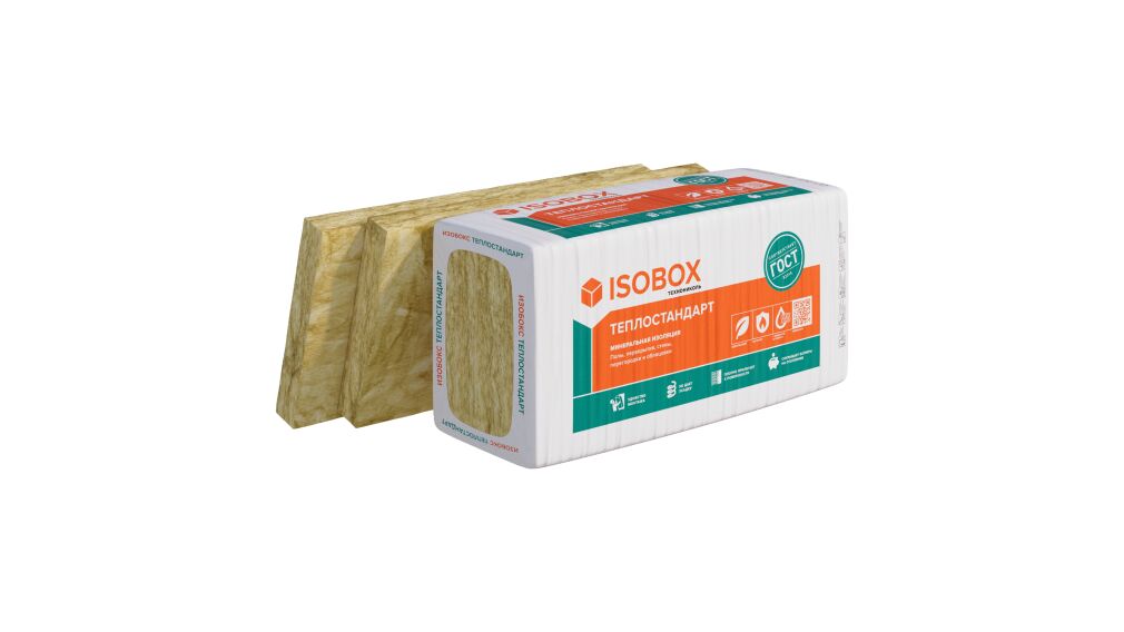 Изобокс (ТН СВ 40) Теплостандарт 100х610х1200мм/6шт/4.39м2/0,44м3 купить в Санкт-Петербурге