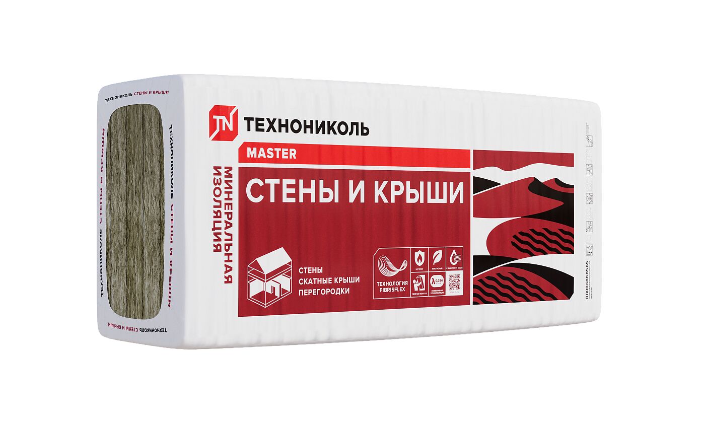 Утеплитель Стены и крыши (ТН СВ 34) 50мм, 8 плит, 4.88м2, 610х1000мм, 0.244м3 купить в Санкт-Петербурге