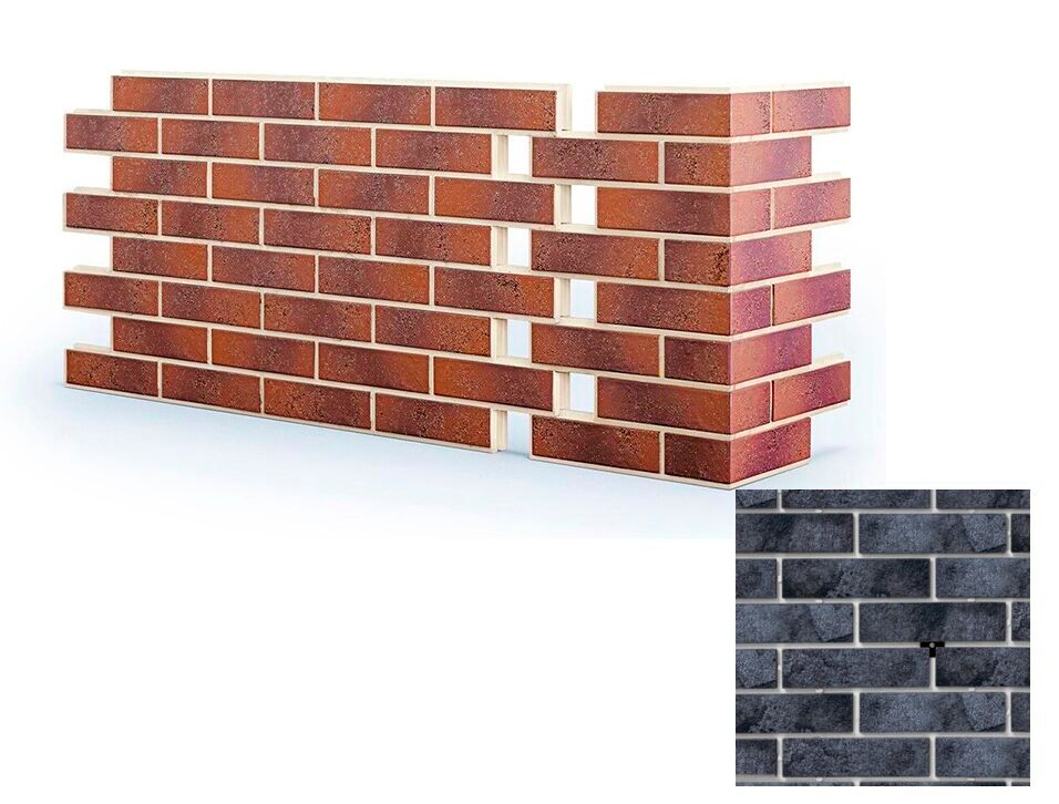 Термопанель угловая с плиткой KERAMIN Айдахо ППС 250х250х600х100мм ЕВРОПА купить в Санкт-Петербурге