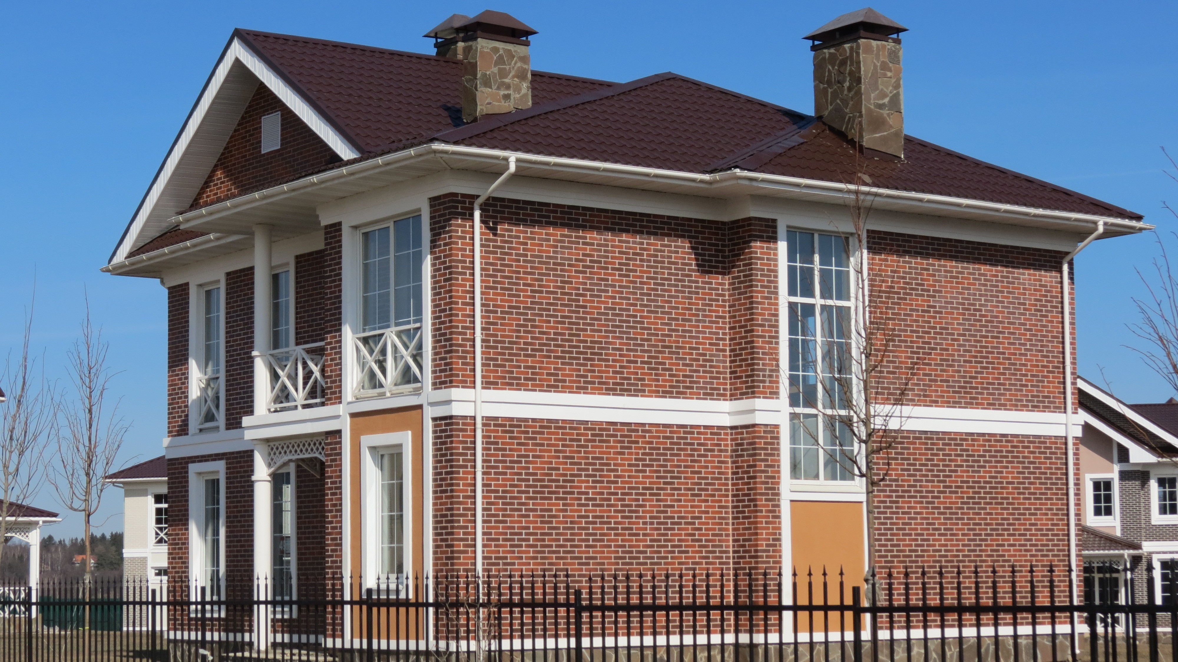 Термопанель рядовая ЕВРОПА ППС с плиткой АВС Naturbrand glatt 1000х650х100мм (0.65м2) купить в Санкт-Петербурге