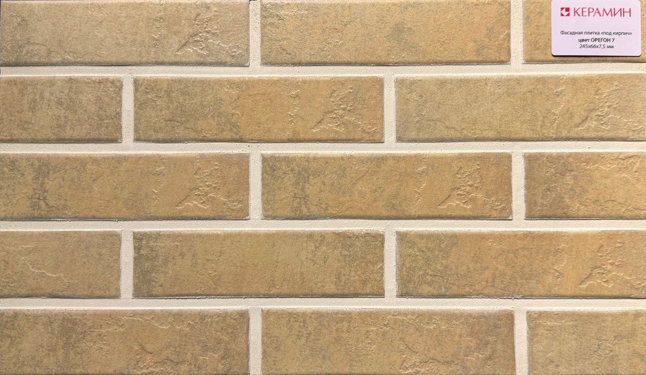 Термопанель рядовая с плиткой KERAMIN ОРЕГОН ППС 1020х600х100мм (0,61м2) ЕВРОПА купить в Санкт-Петербурге