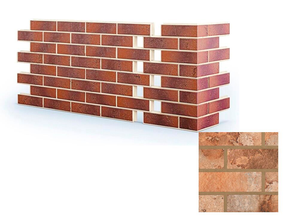 Термопанель угловая с плиткой KERAMIN Айдахо ППС 250х250х600х100мм ЕВРОПА купить в Санкт-Петербурге