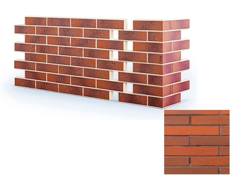 Термопанель угловая ЕВРОПА ППС с плиткой АВС Naturbrand Schieferstruktur 245х125х496х100мм купить в Санкт-Петербурге