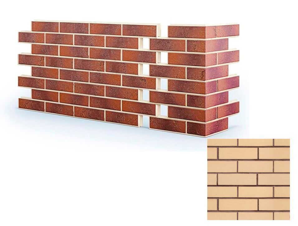 Термопанель угловая ЕВРОПА ППС с плиткой АВС Alaska-beige genarbt 650х245х265х60мм купить в Санкт-Петербурге