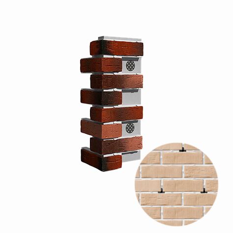 Leonardo Stone Термопанель Углы Нью-Йорк 051 370х370х640х60мм 0,64пог. м/шт купить в Санкт-Петербурге