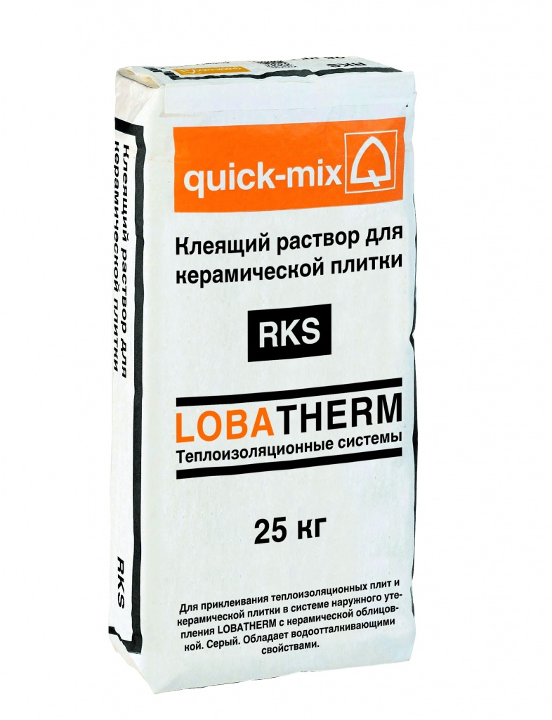 RKS Клеевой состав для СФТК с отделочным слоем из штучных материалов LOBATHERM купить в Санкт-Петербурге