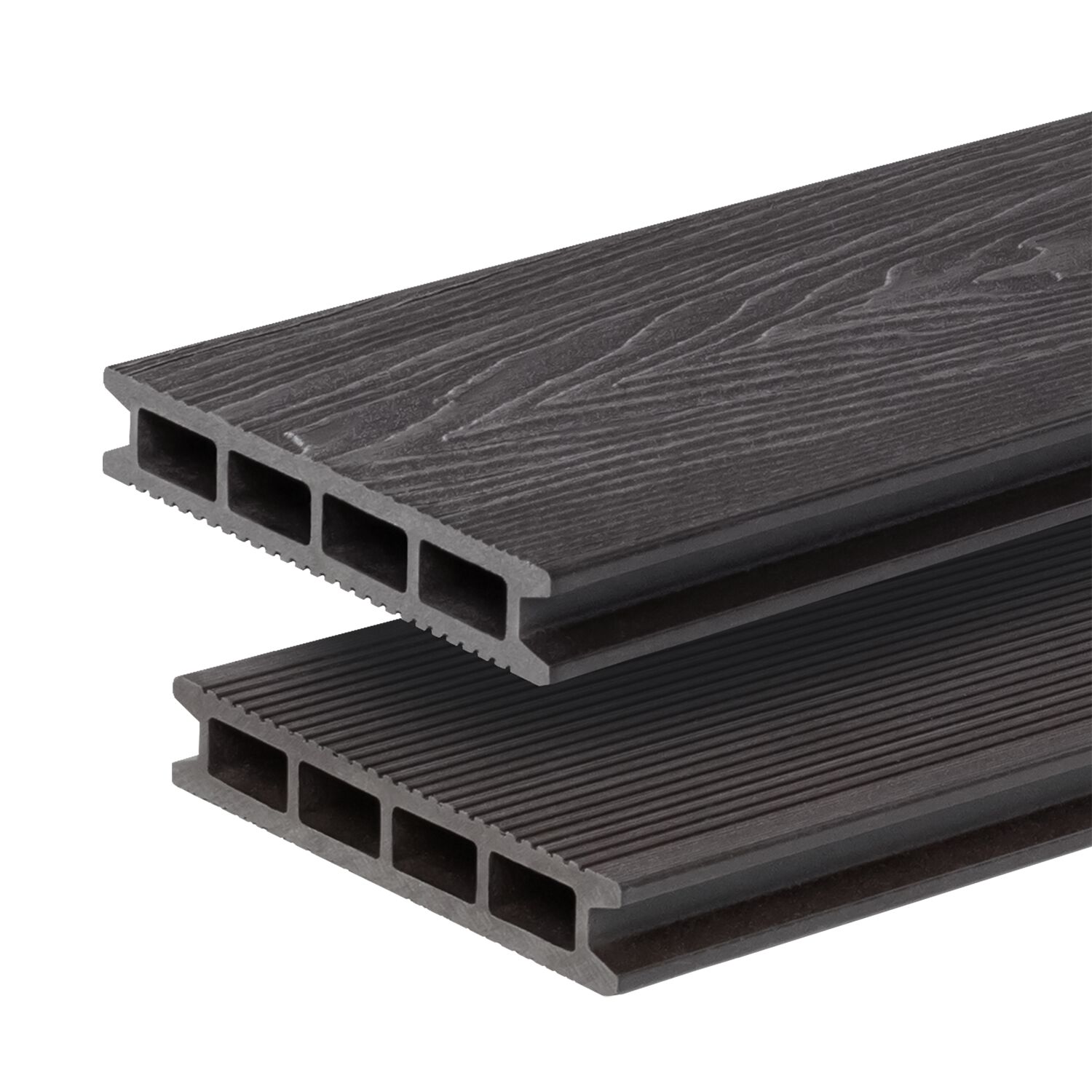 Террасная доска GRINDERDECO, ДПК, венге, 3D тиснение "дуб", 150х25х3000мм купить в Санкт-Петербурге