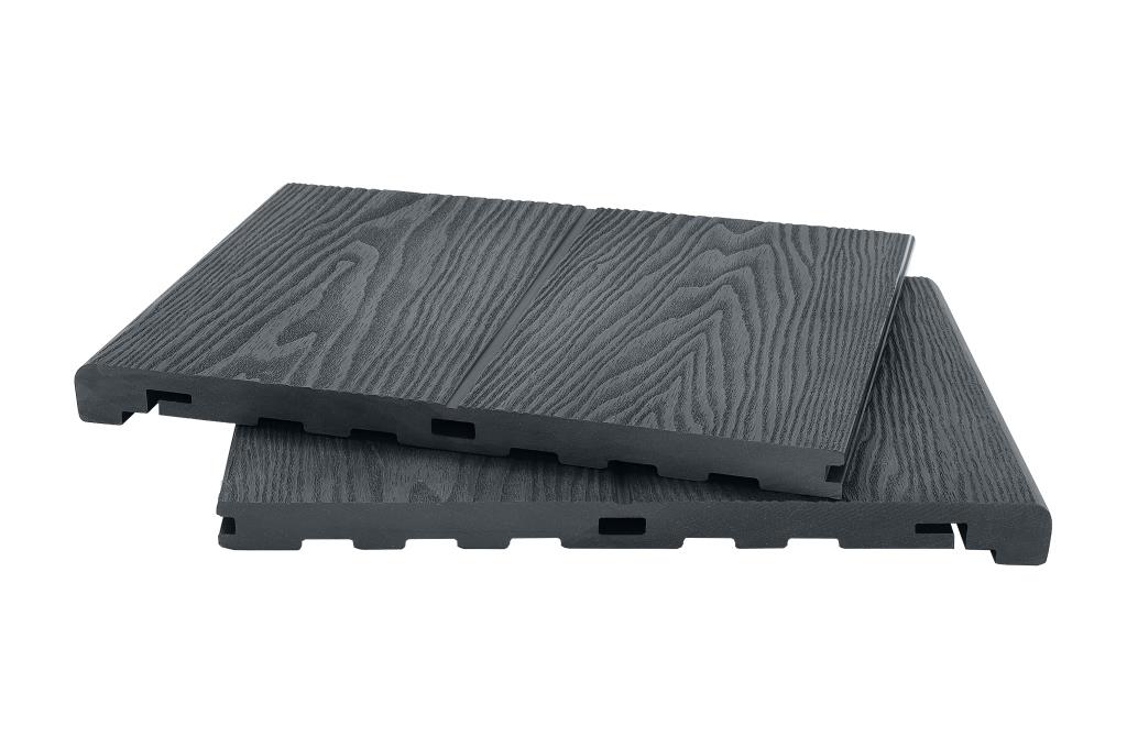 Ступень полнотелая POLIVAN SINGARAJA фактура дерева черный 27/20х320х2900мм купить в Санкт-Петербурге