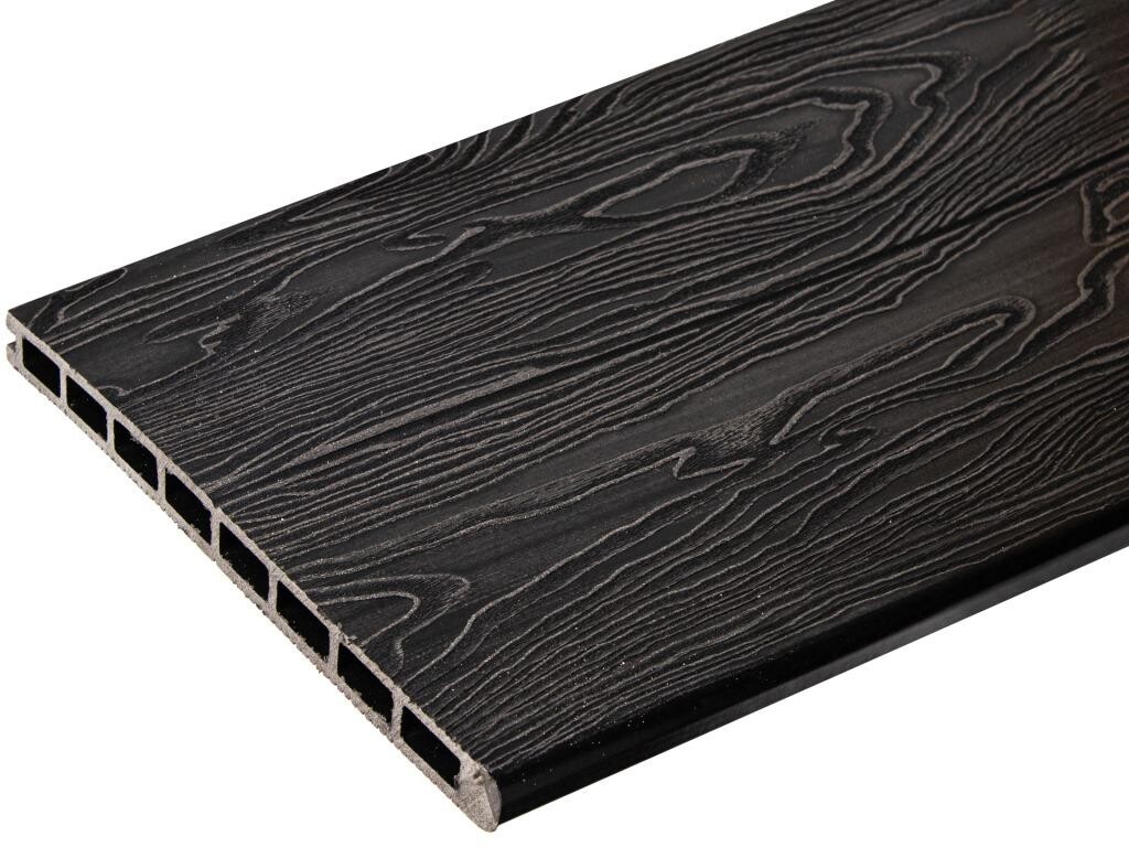 Ступень TalverWood 3D фактура/вельвет графит 313х25х4000 купить в Санкт-Петербурге