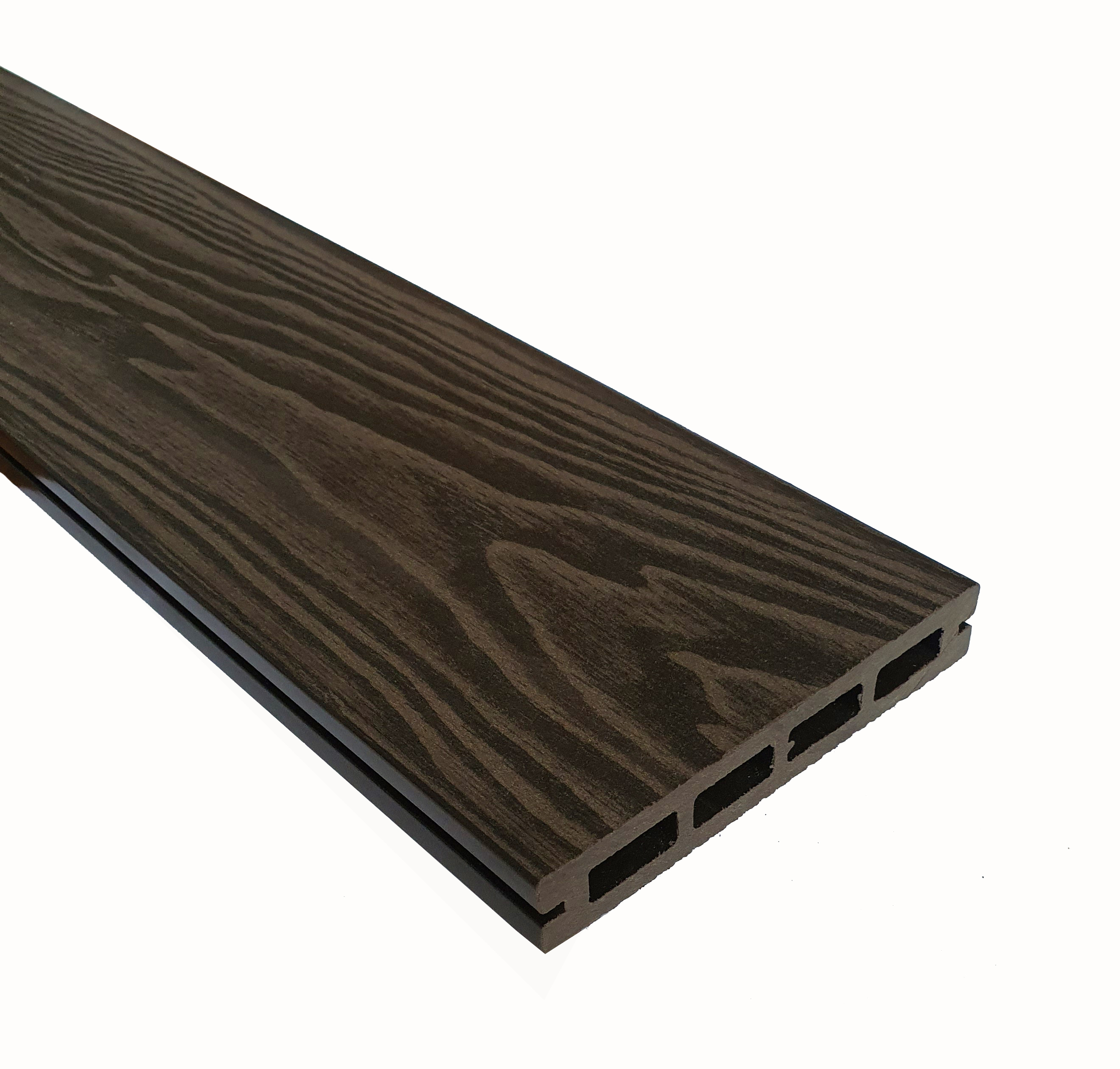 Доска террасная ТЕРРАпол пустотелая с пазом СМАРТ 3D Венге Соренто 130х22х3000мм купить в Санкт-Петербурге