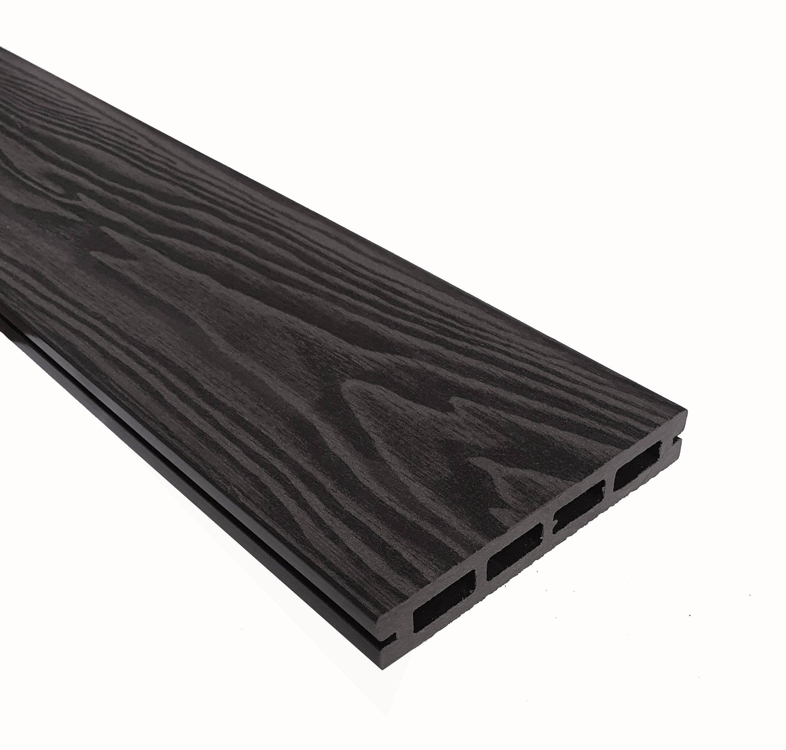 Доска террасная ТЕРРАпол пустотелая с пазом СМАРТ 3D Черное дерево 130х22х3000мм купить в Санкт-Петербурге