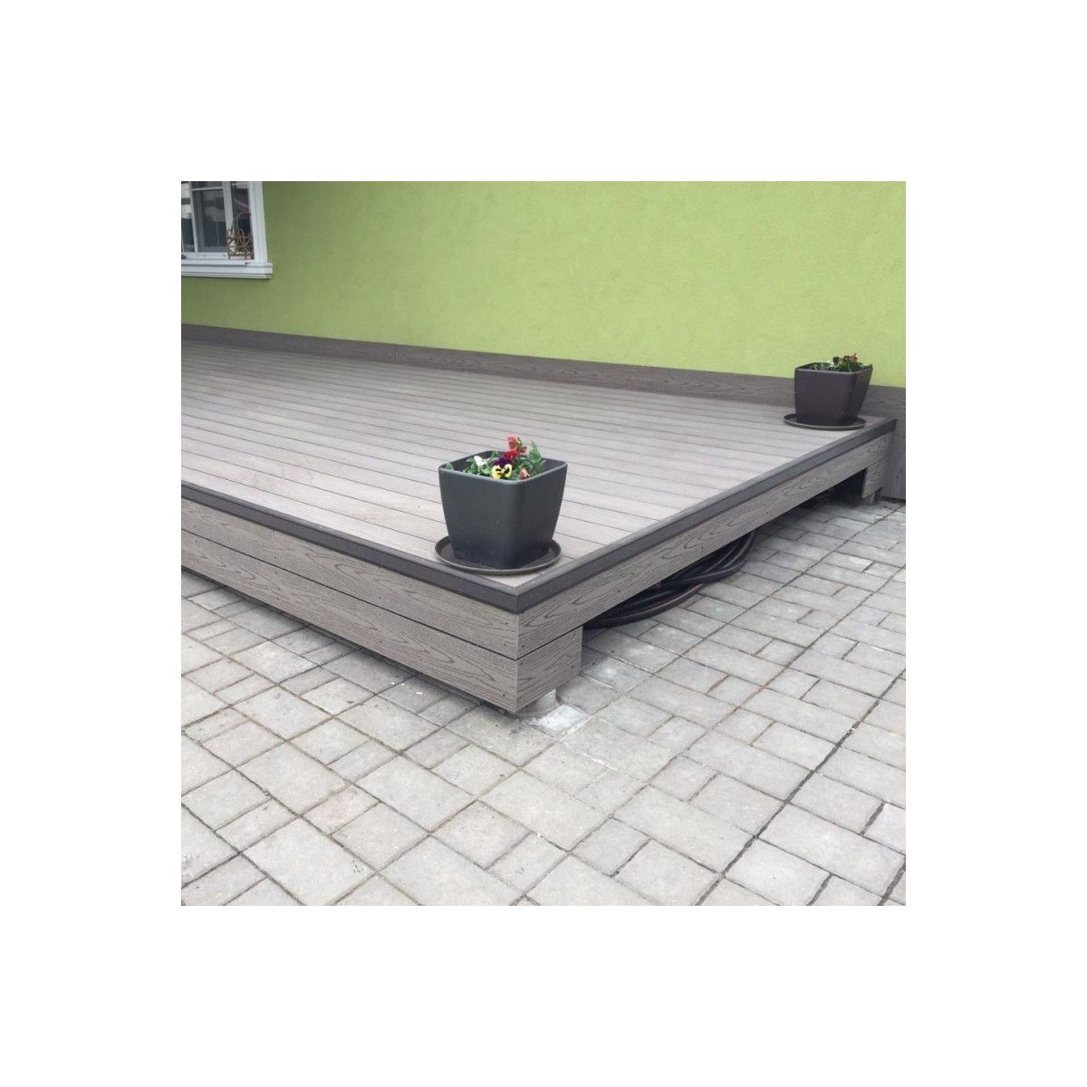 Распродажа Декоративный уголок из ДПК ЭКОДЕК (Россия) венге (темно-коричневый) 30х70х4000мм купить в Санкт-Петербурге