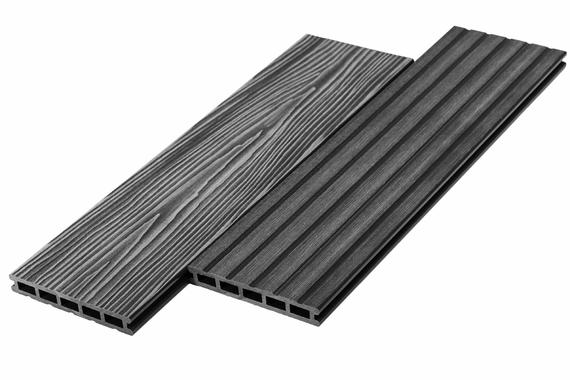 Террасная доска из ДПК UnoDeck Mogano, графит 3м  купить в Санкт-Петербурге