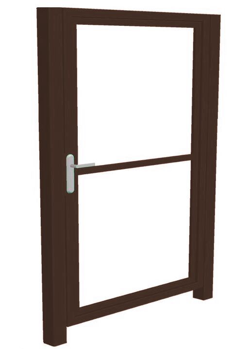 Калитка без наполнения проф труба 50х50 Ш-1000мм В-1900мм с замком столбы 80х80х3000мм открытие наружу правая ППК купить в Санкт-Петербурге