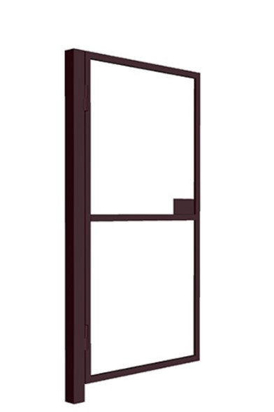 Калитка без наполнения профильная труба 40*20, Ш-1000мм, В-1900мм, столб 80х80х2000мм открытие наружу правая ППК купить в Санкт-Петербурге