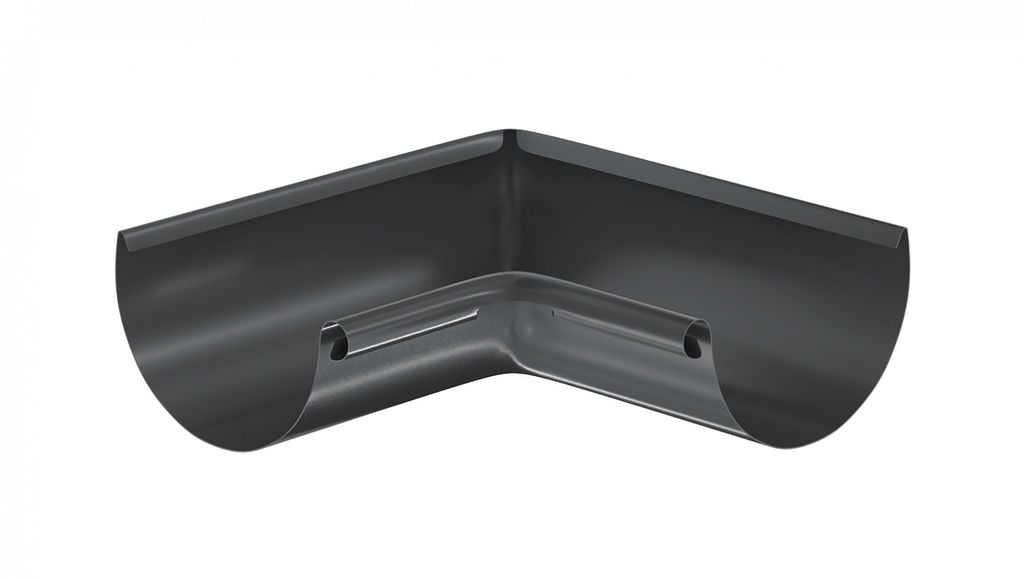 Угол водосточного желоба внутренний 90° металлический  купить в Санкт-Петербурге