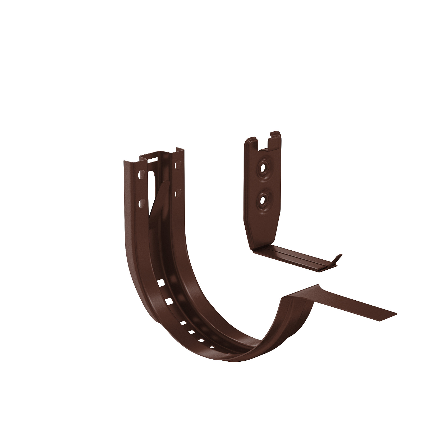 Кронштейн желоба регулируемый с комплектом крепления металлический купить в Санкт-Петербурге