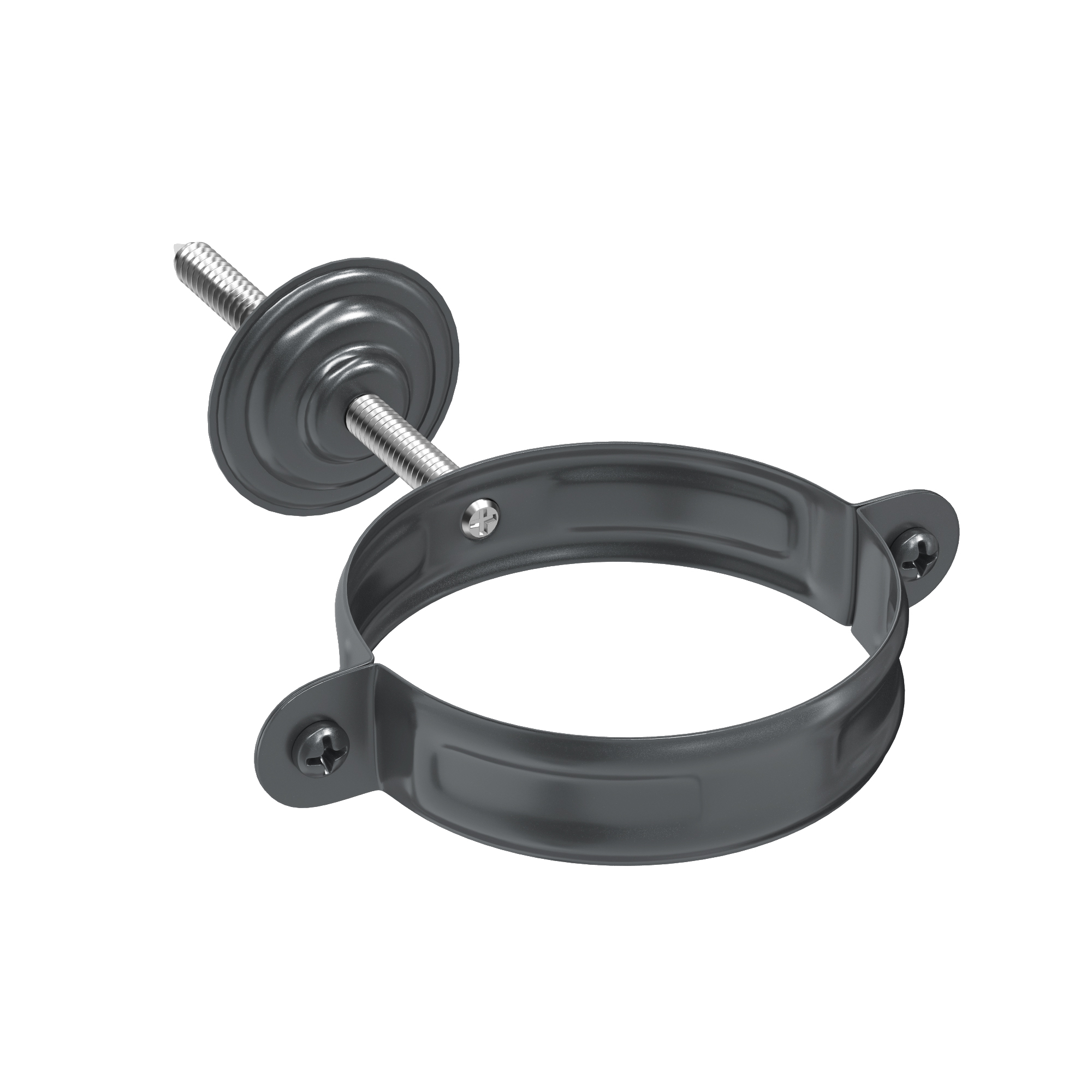 Хомут трубы (с метизом и накладкой) Aquasystem Комфорт D90 купить в Санкт-Петербурге