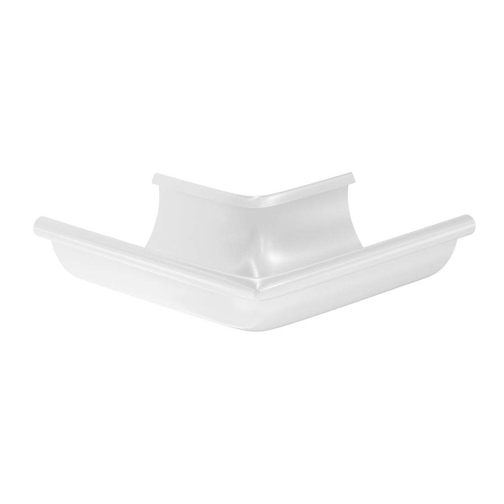 Угол водосточного желоба наружный 90° Aquasystem Комфорт D125 купить в Санкт-Петербурге