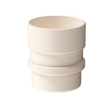 Соединитель трубы (муфта) D100 латте Docke LUX купить в Санкт-Петербурге