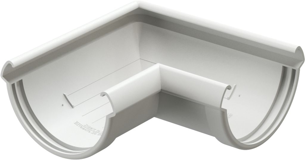 Угол желоба универсальный 90&deg купить в Санкт-Петербурге