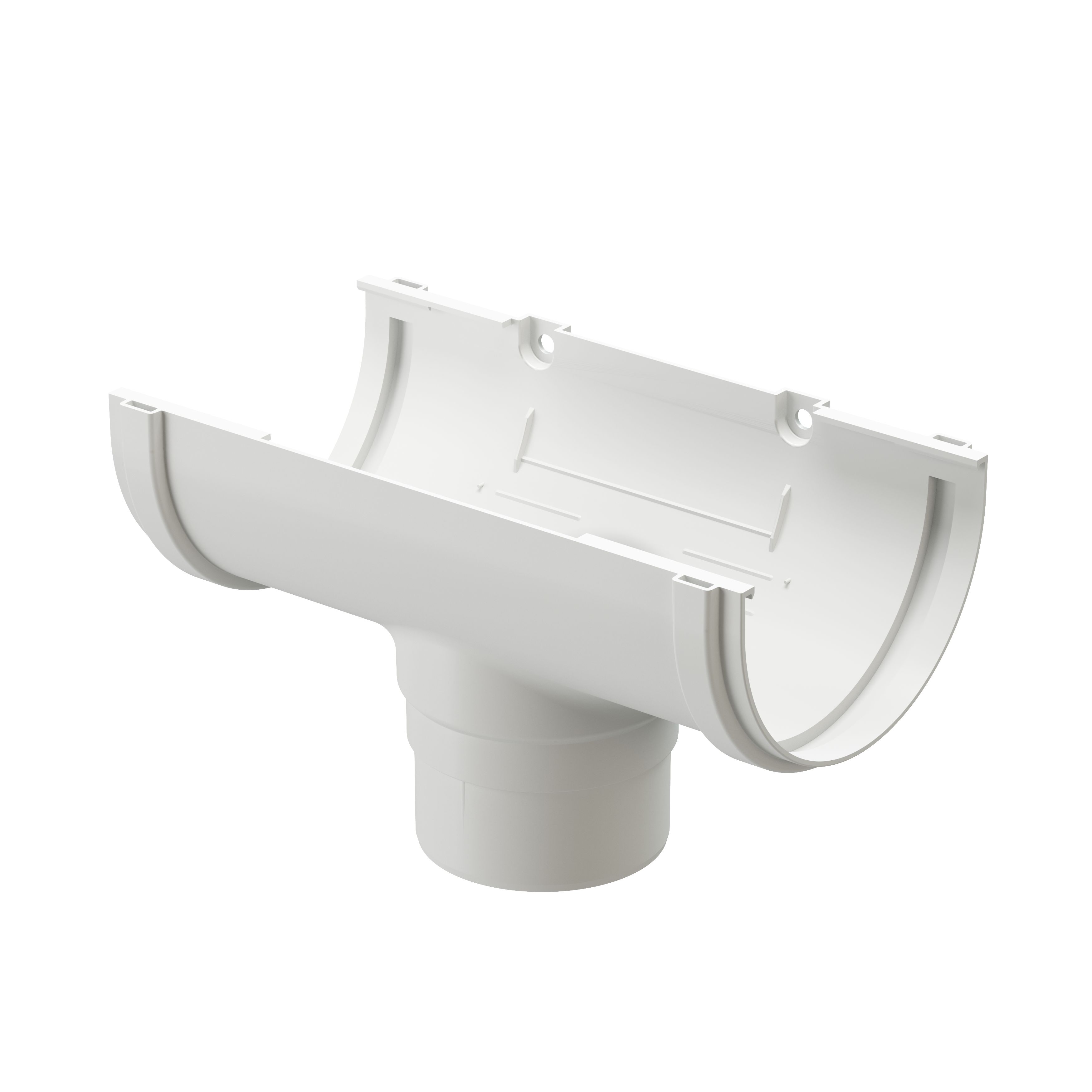 Воронка желоба пластиковая Docke Standart, белый купить в Санкт-Петербурге