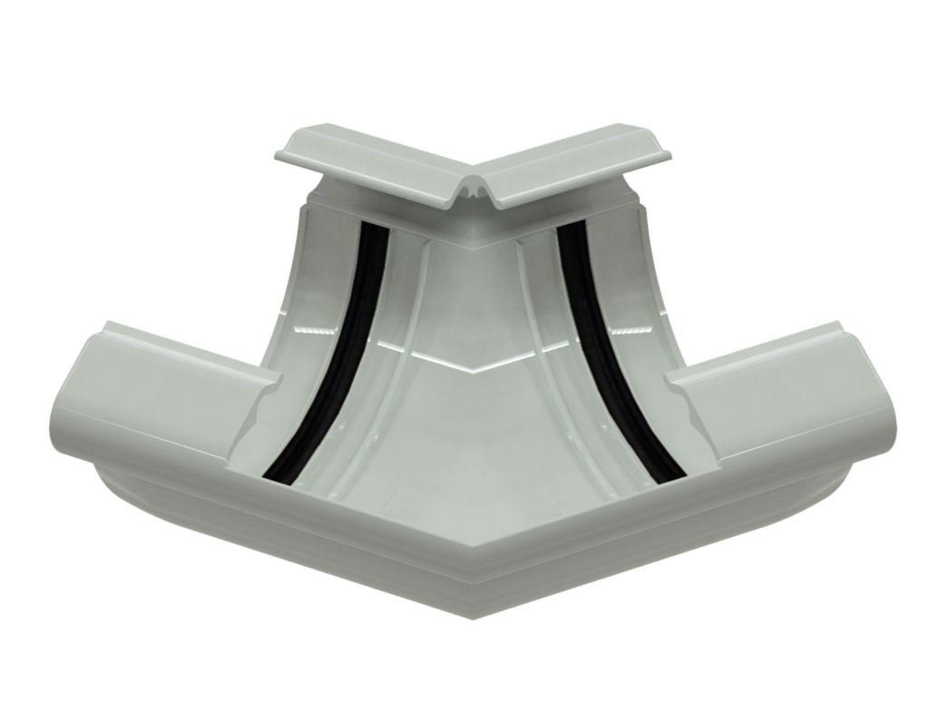 GLC ПВХ Угол желоба 135° пластиковый купить в Санкт-Петербурге