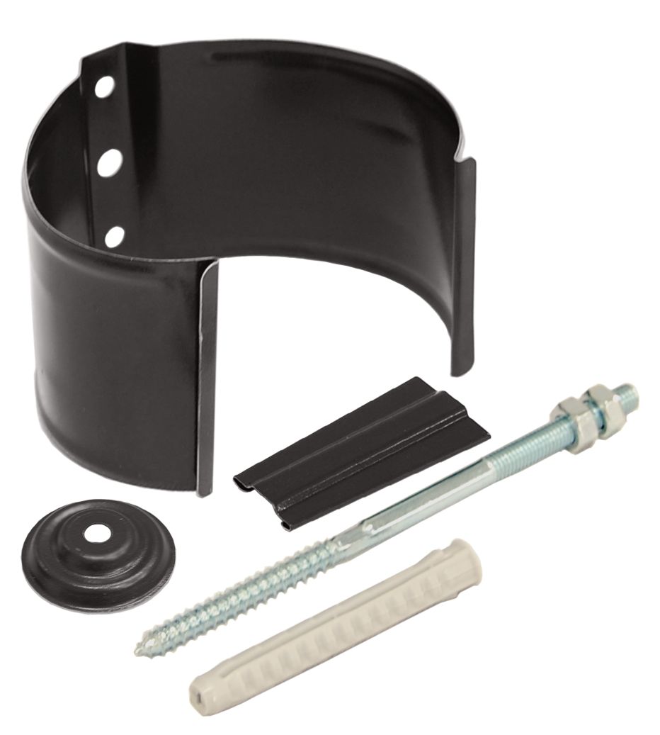 Хомут трубы на кирпич (метиз) металлический D90 купить в Санкт-Петербурге