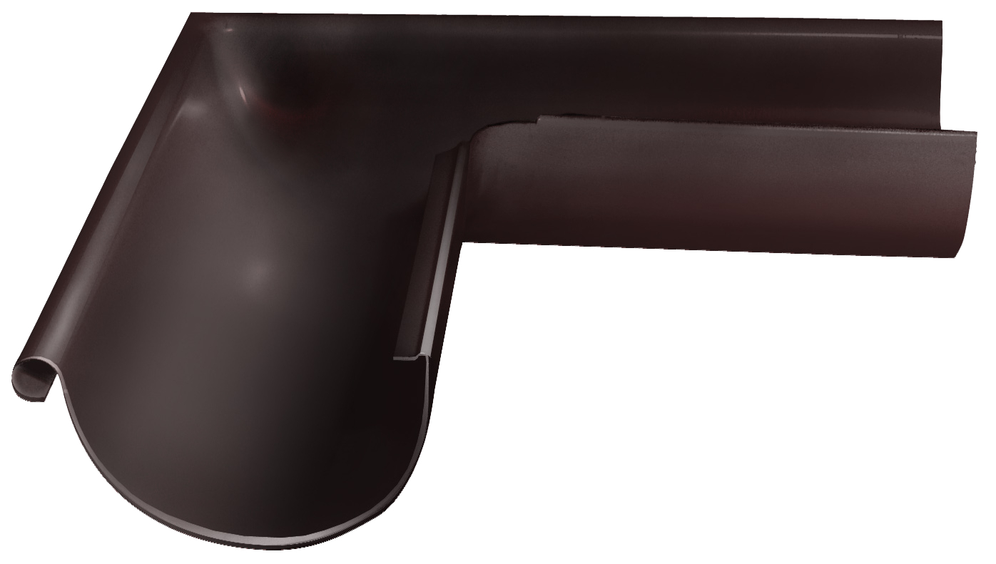 Угол желоба внешний 90° D125 GrandLine ПЭ купить в Санкт-Петербурге