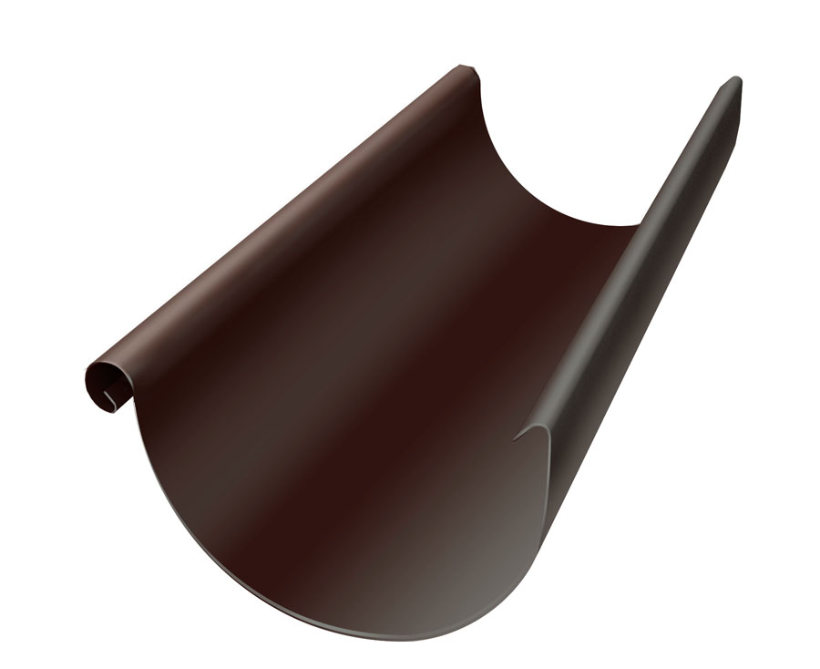 Желоб полукруглый 3000мм D125 GL ПЭ Matt купить в Санкт-Петербурге