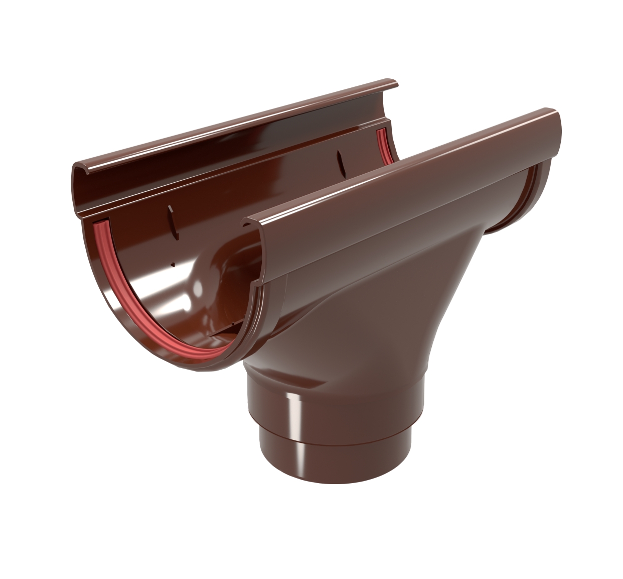 Воронка желоба D135/90 шоколадный (8017) ПВХ GrandLine Дизайн купить в Санкт-Петербурге