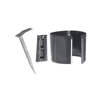 Хомут трубы на кирпичную или каменную стену ("клин") D90 купить в Санкт-Петербурге