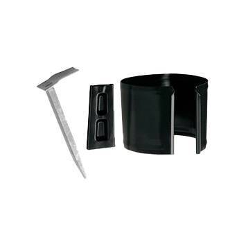 Хомут трубы на кирпичную или каменную стену ("клин") D90 купить в Санкт-Петербурге