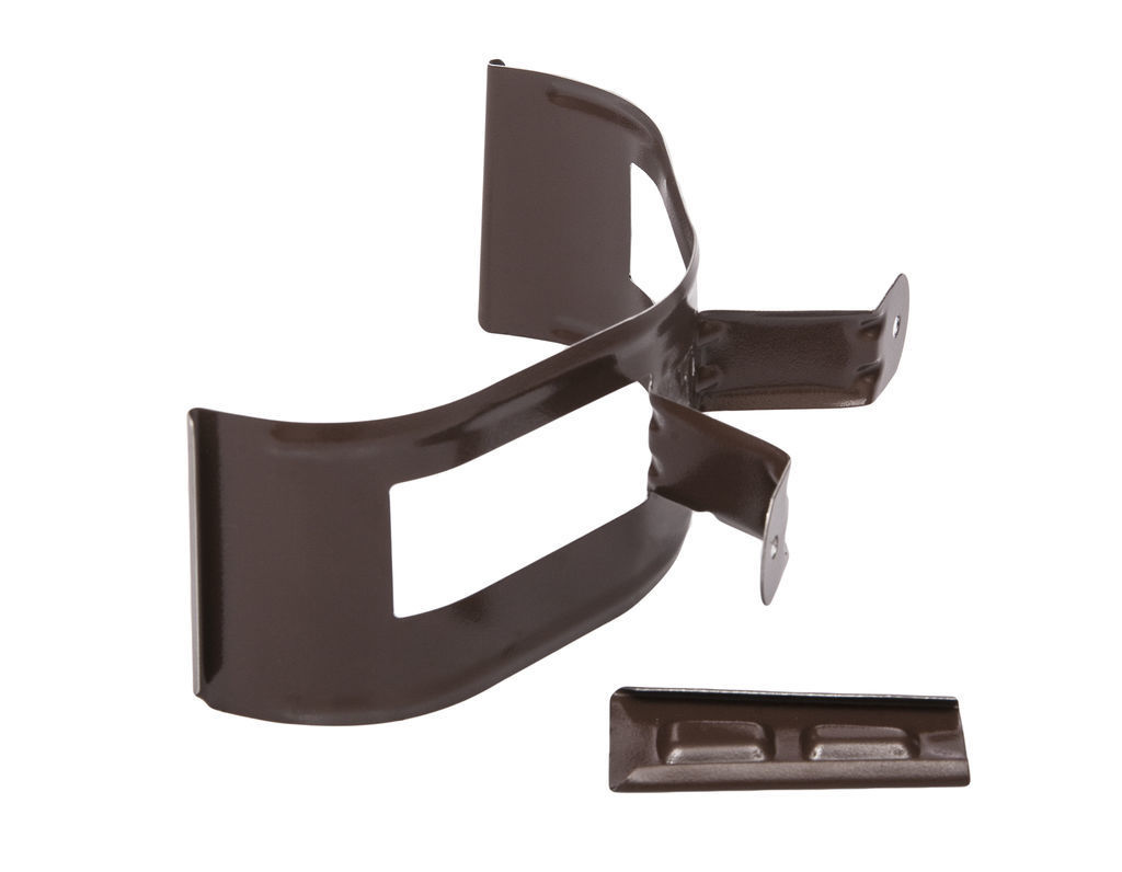 Хомут трубы на деревянную стену ("уши") D90 купить в Санкт-Петербурге