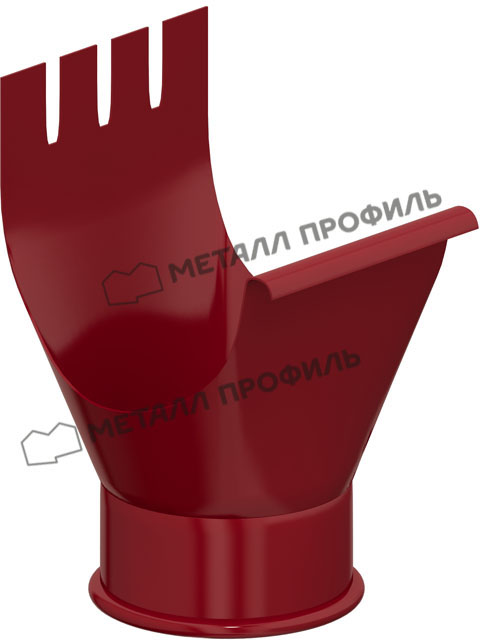 Воронка выпускная (воронка жёлоба) МП Foramina круглого сечения, D125, вишневый купить в Санкт-Петербурге