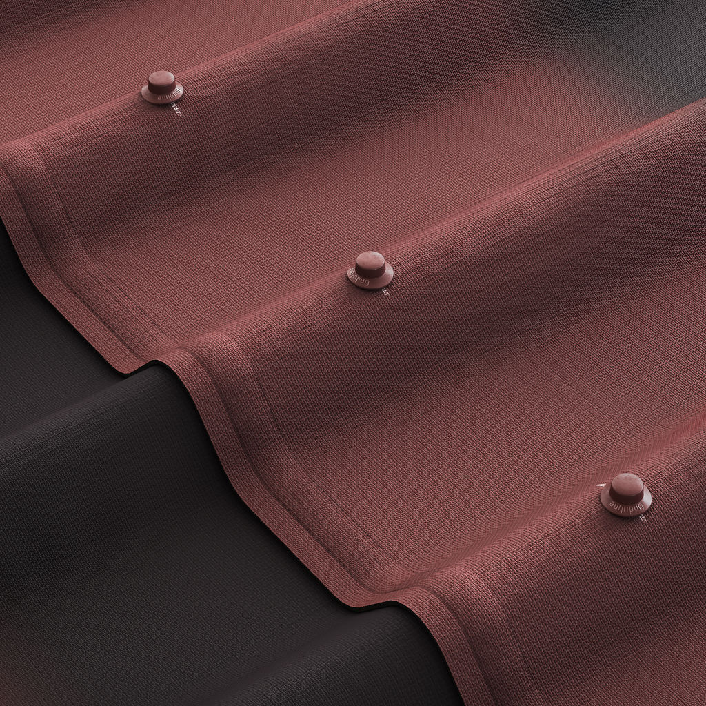 Черепица Ондулин NEW (3,3мм) красный (новое качество: толщина 3,3мм, усиленный краситель) купить в Санкт-Петербурге