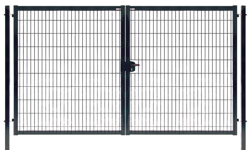 Ворота распашные Medium New Lock 2030х6000мм 7024 темно-серый Grand Line купить в Санкт-Петербурге