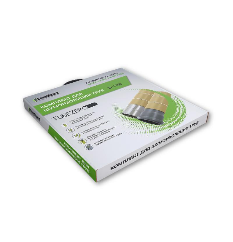 Комплект для шумоизоляции труб SoundGuard TubeZero купить в Санкт-Петербурге