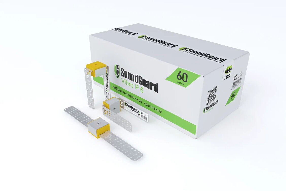 Виброизоляционное крепление SoundGuard Vibro P 6 под шпильку купить в Санкт-Петербурге