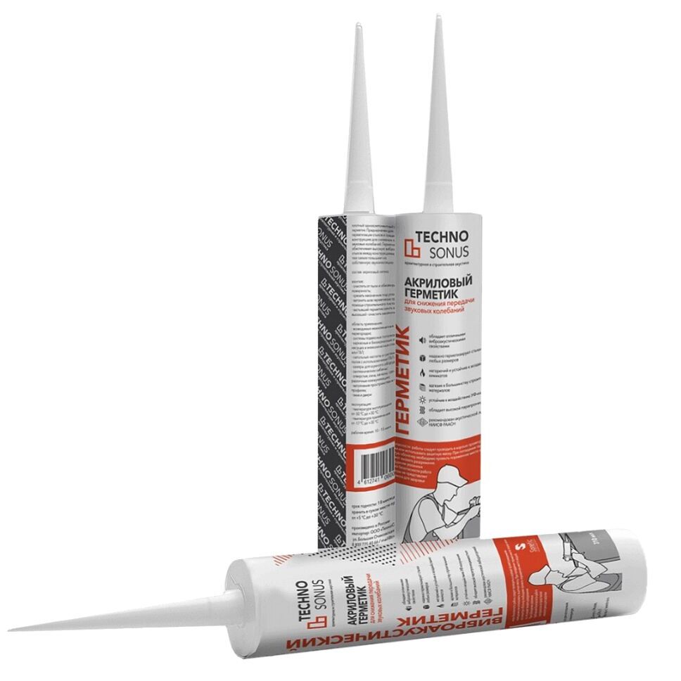 Герметик ТехноСонус Сонетик 310мл виброакустический силиконовый Sonetic купить в Санкт-Петербурге