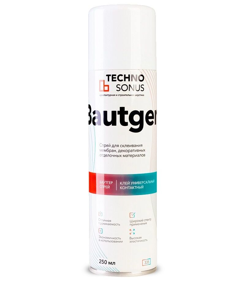 Клей Баутгер (Bautger) аэрозольный 250мл купить в Санкт-Петербурге