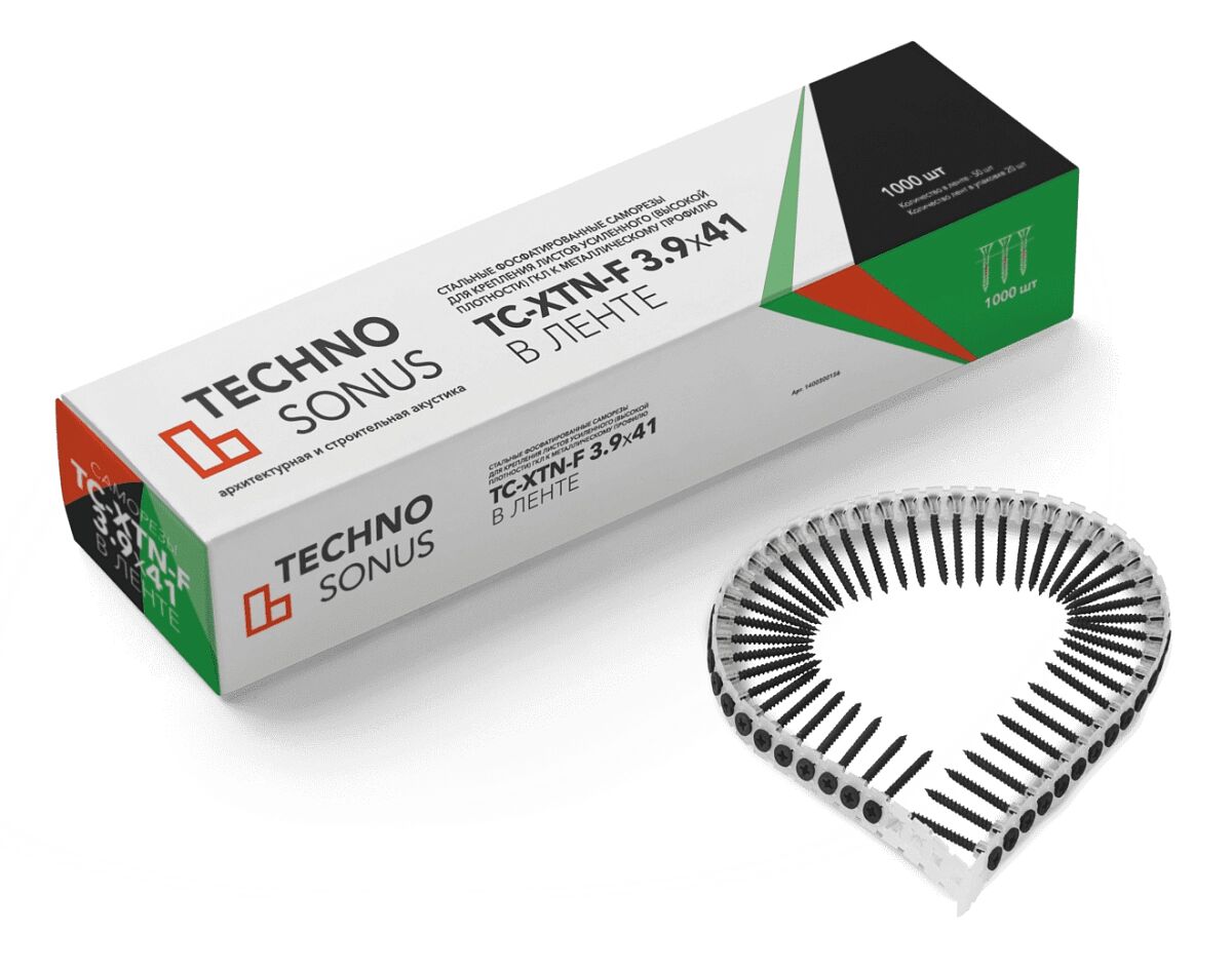 Саморез TC-XTN-F 3.9х41 в ленте (1000шт) купить в Санкт-Петербурге