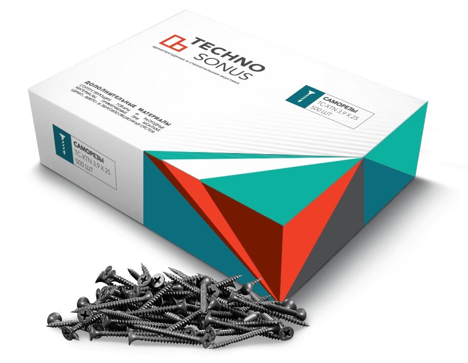 Саморезы ТС-XTN 3.9х25 (500шт) купить в Санкт-Петербурге