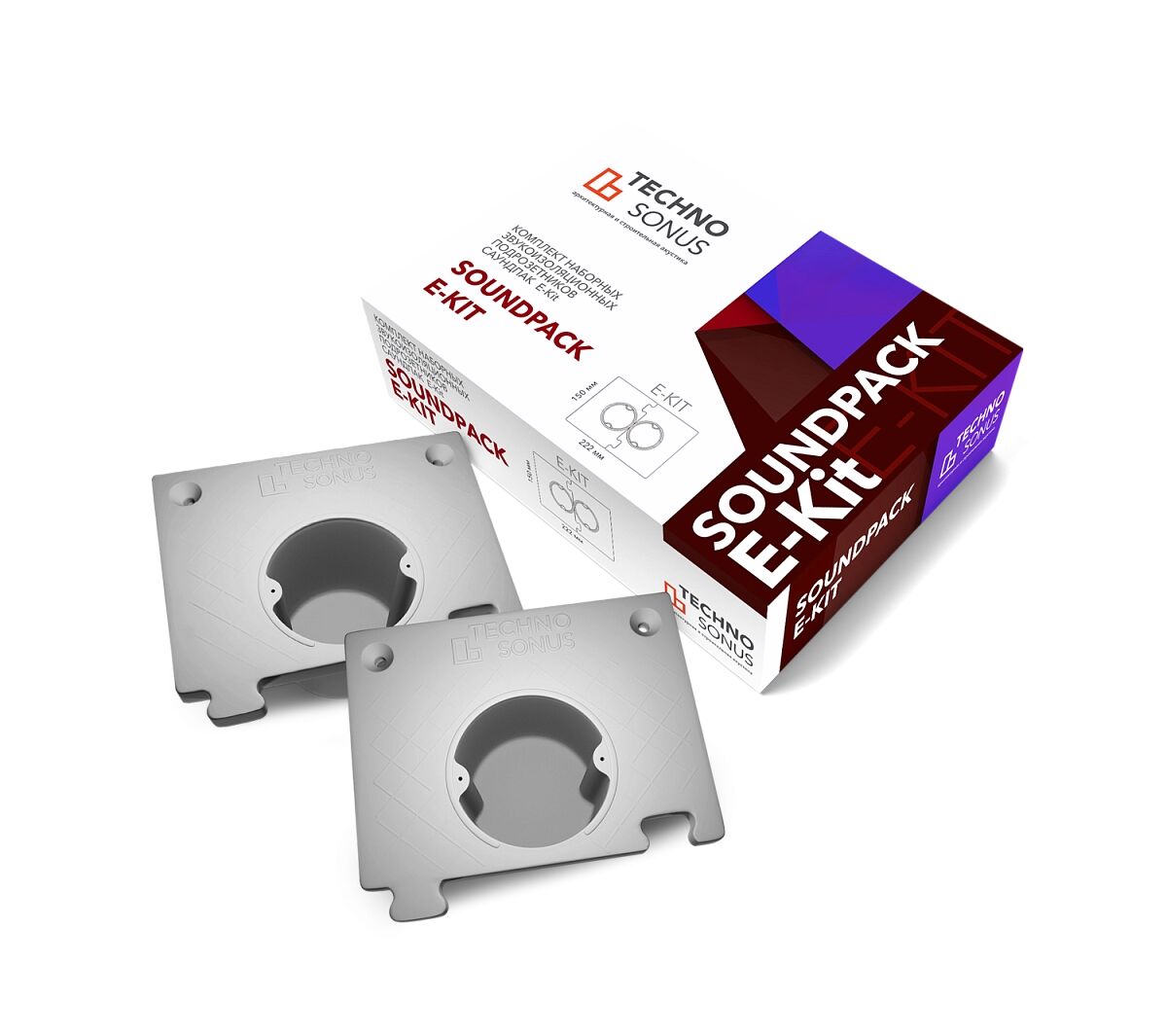 Звукоизоляционный подрозетник СаундПак (SoundPack) Е Kit купить в Санкт-Петербурге