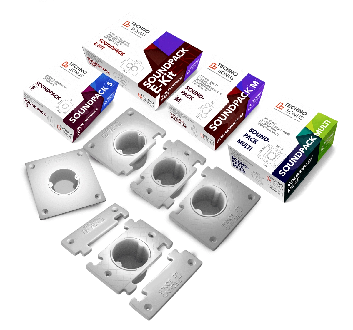 Звукоизоляционный подрозетник СаундПак (SoundPack) Multi купить в Санкт-Петербурге