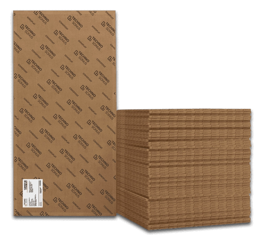 Звукоизоляционная панель Соноплат Стандарт 12мм, 1.2х0.6м (0,72м2) купить в Санкт-Петербурге